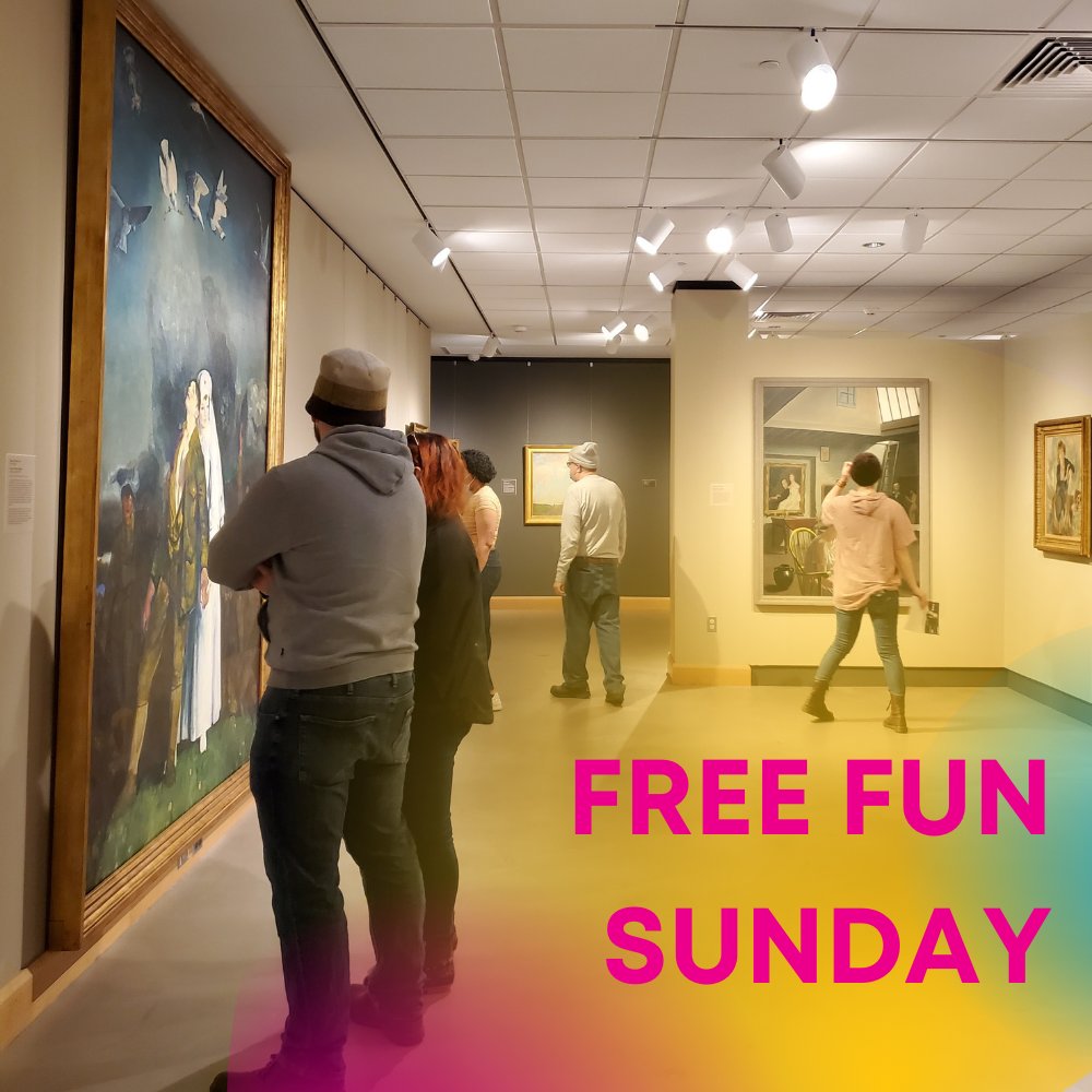 AtownArtMuseum's tweet image. It’s #FreeFunSunday here at the Museum! Explore the galleries and shop the Museum Store today from 11 am to 4 pm.