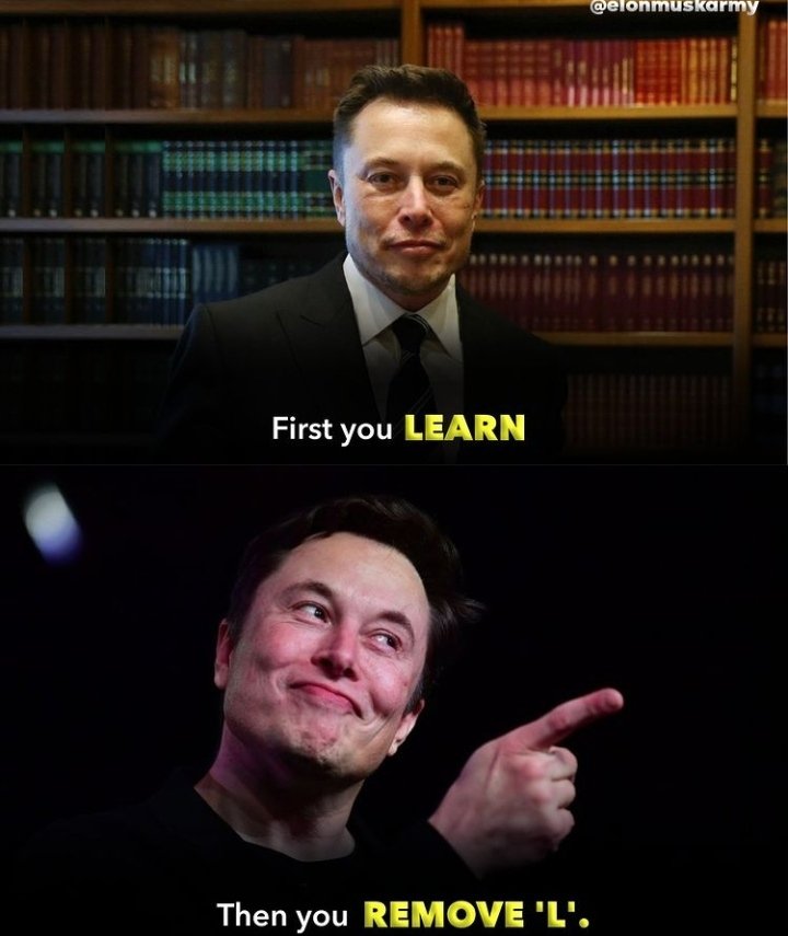 JADEJAY12078944's tweet photo. First learn #ElonMusk #learn #Earn https://t.co/rEylElqtvj