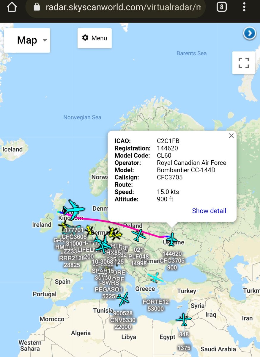 scan_sky's tweet photo. Canadian Air Force Just Landing At Boryspil International Airport 🇺🇦

Canadian Air Force - Bombardier CC-144D - 144620 - #CFC3705

Departed From Prestwick 🏴󠁧󠁢󠁳󠁣󠁴󠁿 Early This Morning. https://t.co/d3gNjXnfVb