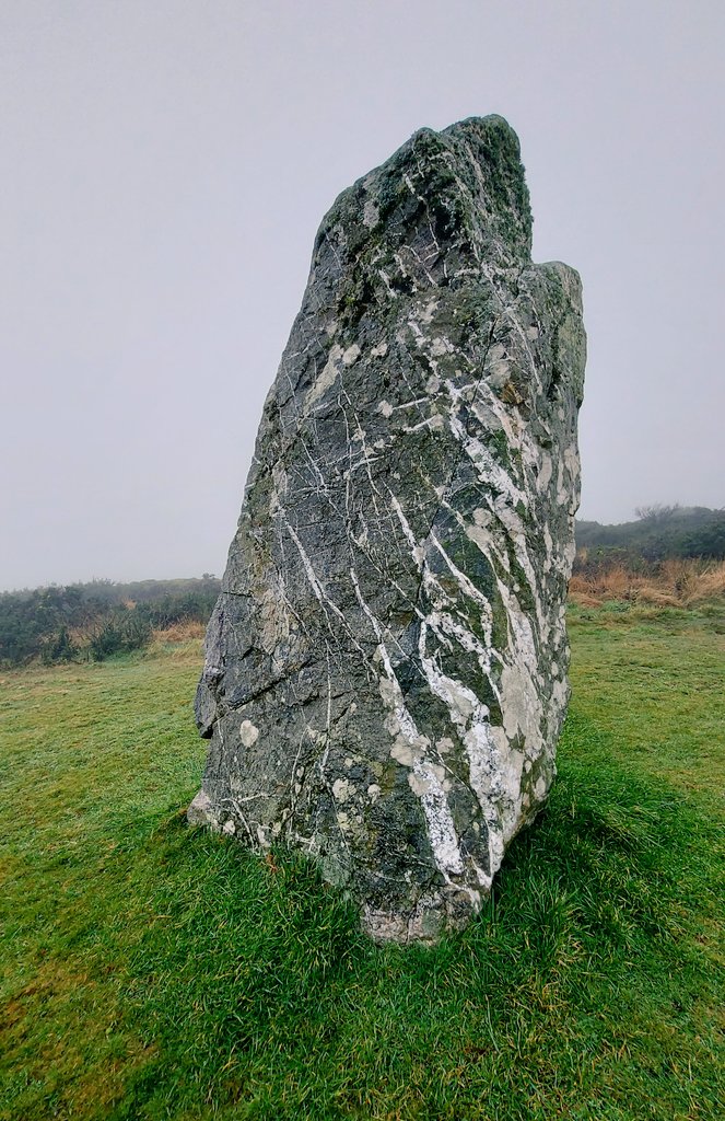 CarolynKennett's tweet photo. Men Gurta the largest and heaviest of all the remaining standing stones in Cornwall #StandingStoneSunday #Cornwall #Megalithic https://t.co/MbZgCeQZMy