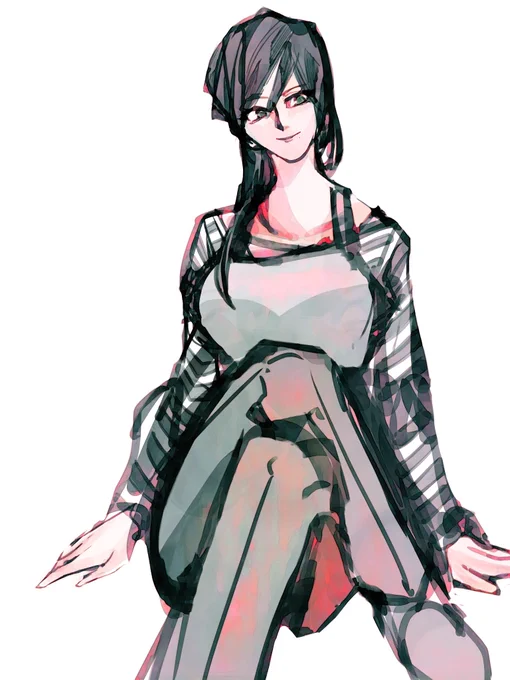 #今月描いた絵を晒そう
毎度の如く背景白いね〜 