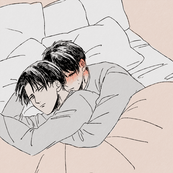 描き始めはリヴァエレ～😊つってペン入れまでして放置してたやつ