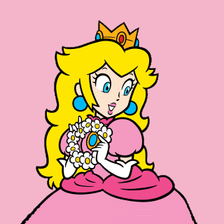 ピーチ姫様 マリオカートアドバンス(Mario Kart Super Circuit)のピーチ姫様ですわ