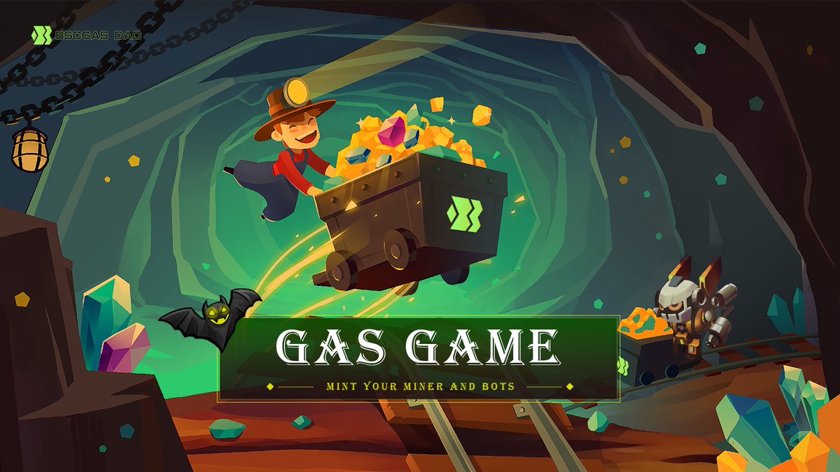 The miner's task is to try to recover the lost gold from the dark forest. But everything will not go smoothly. Miners may be discovered and attacked by Dark when mining gold. 

Learn more: 
docs.bscgas.com/gas-game

#BSC #GameFi #gaming #PlayToEarn #NFTGame
#BSCGame #Metaverse