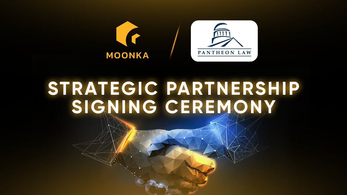 🌕MOONKA HAS BECOME A PARTNER OF PANTHEON LAW 🌕 On January 20, 2022, at “Moonka 2022 – Codified vision of the real estate industry”, MOONKA officially partnered with Pantheon Law – a legal service provider with over 10 years of experience🚀🚀 👉Details: blog.moonka.io/en/moonka-has-…