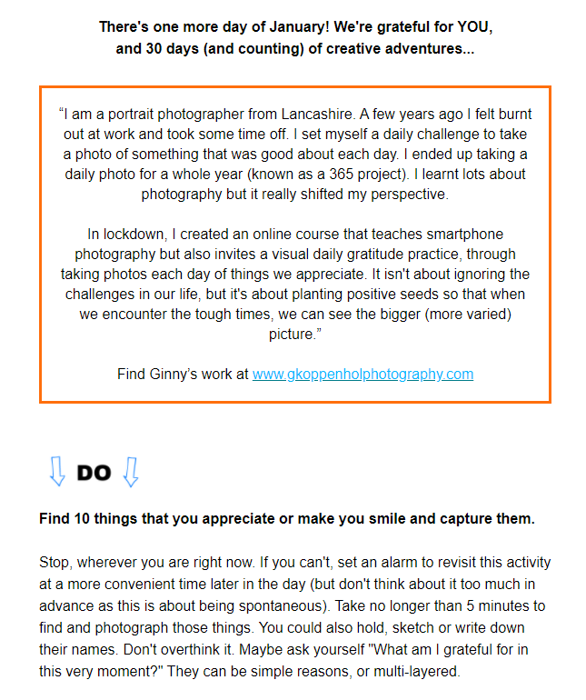 ST3AMCo's tweet photo. "WHAT ARE YOU GRATEFUL FOR TODAY?"
Ask @64M_Artists
As @1MikeFairclough said to us:
Live a #CreativeLife22:
- Find Gratitude
- Be Happier
- Get Lucky
Be part of #TheJanuaryChallenge here: https://t.co/KdqgbI6xrU
Let's #Ignite22🔥 with a #CreativityRevolution22👊 https://t.co/soQClk4TOy