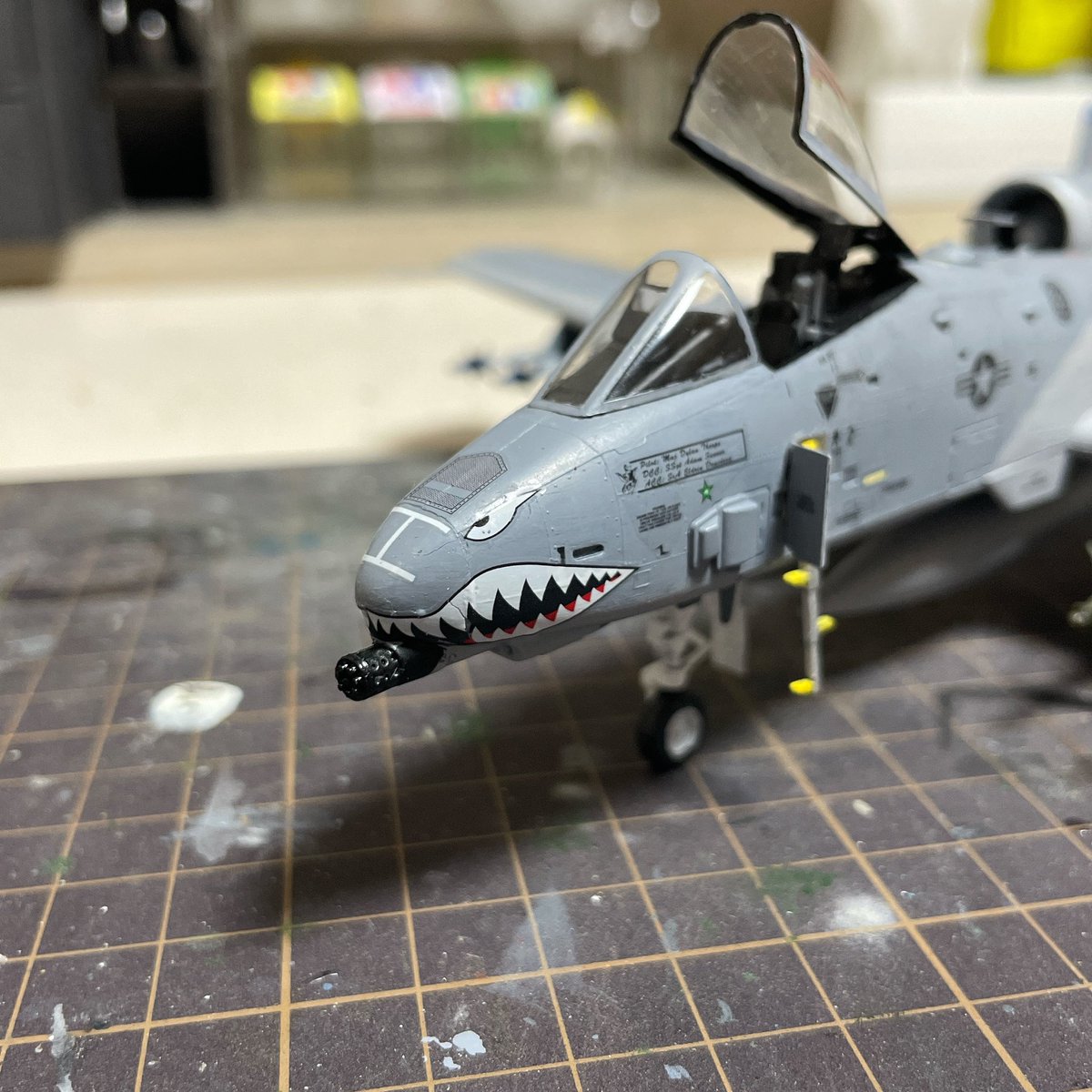 ハセガワ 1/72 A-10C サンダーボルトII 完成！ ファレホ筆塗りです