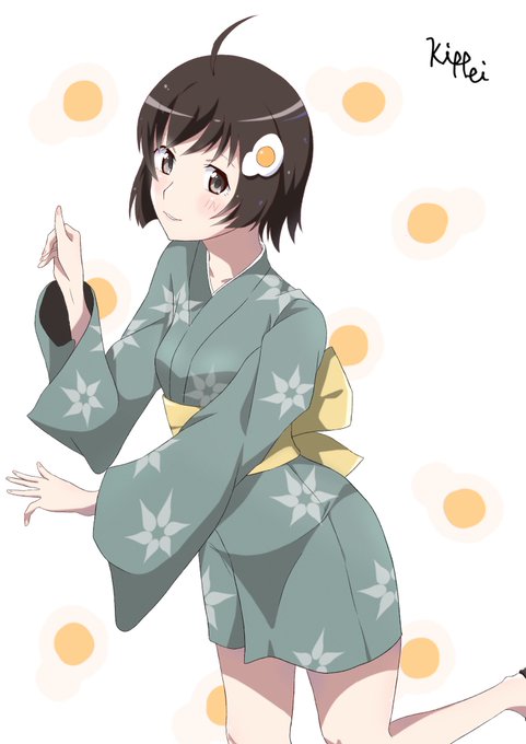 阿良々木月火のタグが付いたイラスト