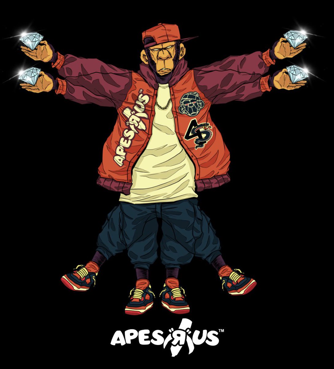 KatunVisual's tweet photo. 💎ARU💎
#ApesRusFamilia, we lit!!💯🔑🍌✨
#apesRusio #superfarm #4stages https://t.co/wV8TCKCAHn