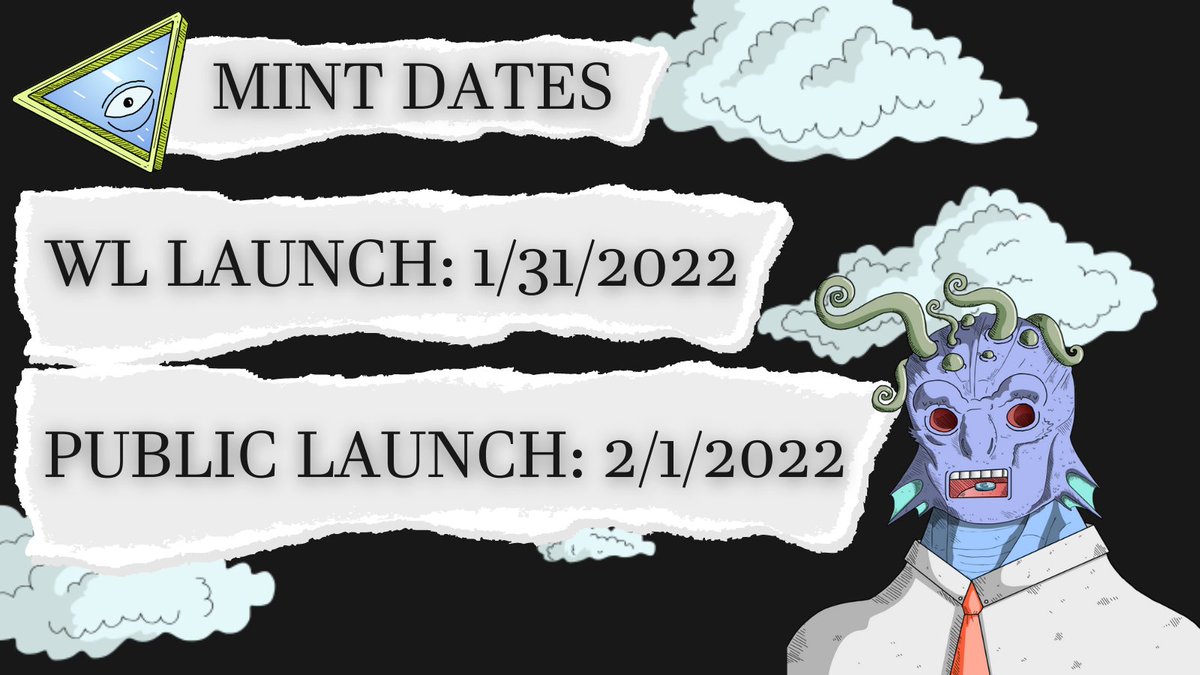 cryptidfile's tweet photo. ✨ MINT DATES!!! ✨

The wait is almost over, Hunters. You'll be able to get Cryptids in your wallets in just a while more!! 🙌

Mark these dates on your calendar:

WL Launch: 1/31/22 9PM EST
Public Launch: 2/1/22 9PM EST

#NFT #NFTs #NFTArt #NFTDrop #NFTCollectors #NFTProject https://t.co/c5IqlPlDjz