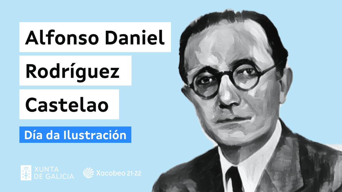 🗓️ Tal día como hoxe en 1886 nacía en Rianxo Alfonso Daniel Rodríguez Castelao. Coincidindo co aniversario do seu nacemento hoxe celebramos o #DíaDaIlustración
 
Sabías que este referente da cultura galega que destacou como escritor, debuxante e intelectual dá nome a 6⃣ centros?