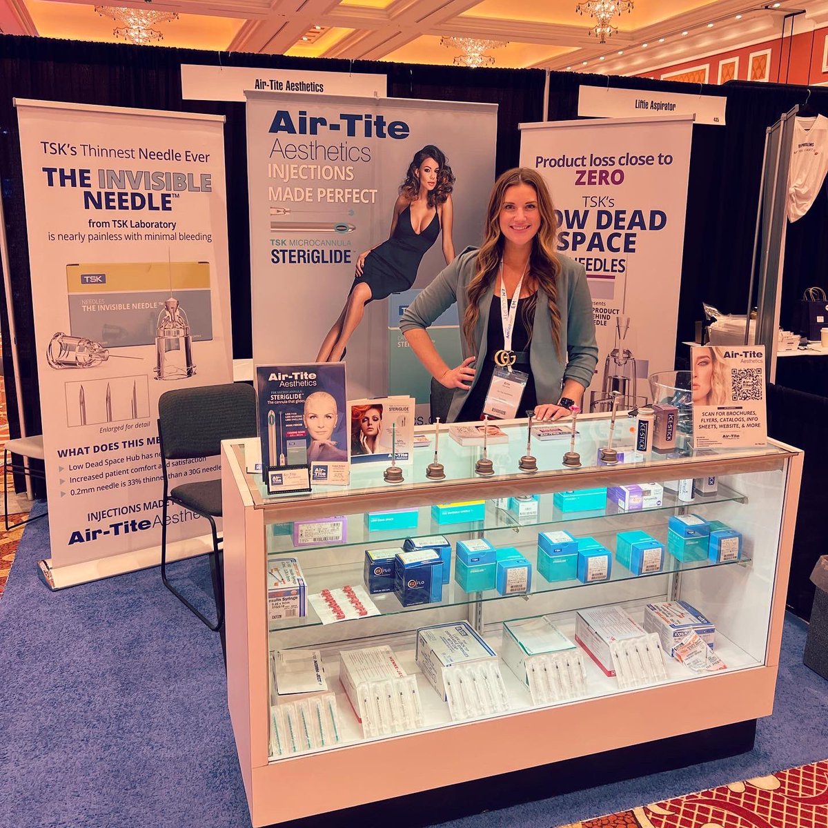 AirTiteProducts's tweet photo. Thank you to everyone who stopped by our booth at @AmSpa1 #MedSpaShow2022! We will be sending out your sample requests once we are back in the office! See you at the #MedSpaShow2023! 💉 

#Aesthetics #MedSpaTraining #MedicalAestheticsTraining https://t.co/axkKKBmihh