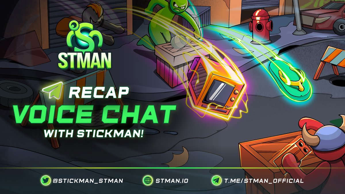 ✍️ STMAN'S VOICE CHAT RECAP

🙁 It is ashamed that you have missed yesterday Voice Chat with #STMAN. 

😉 But do not worry because you can still catch up with everything from our detailed recap here 👉 medium.com/@stickman_batt… 

😉 See you again in the upcoming voice chat and #AMA