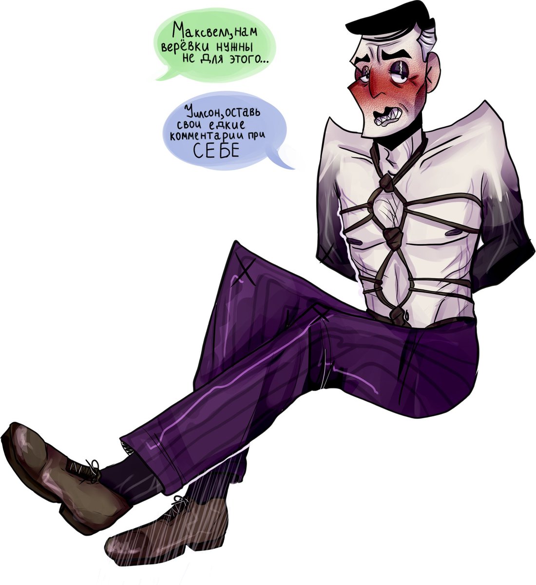 weirdojoshraton's tweet photo. tw nsfw

прашу диржи @__ratzzy 

,
#trade #sketch #dst #maxwill #dontstarve #bondage ?? :D https://t.co/fgb2TfVWOg