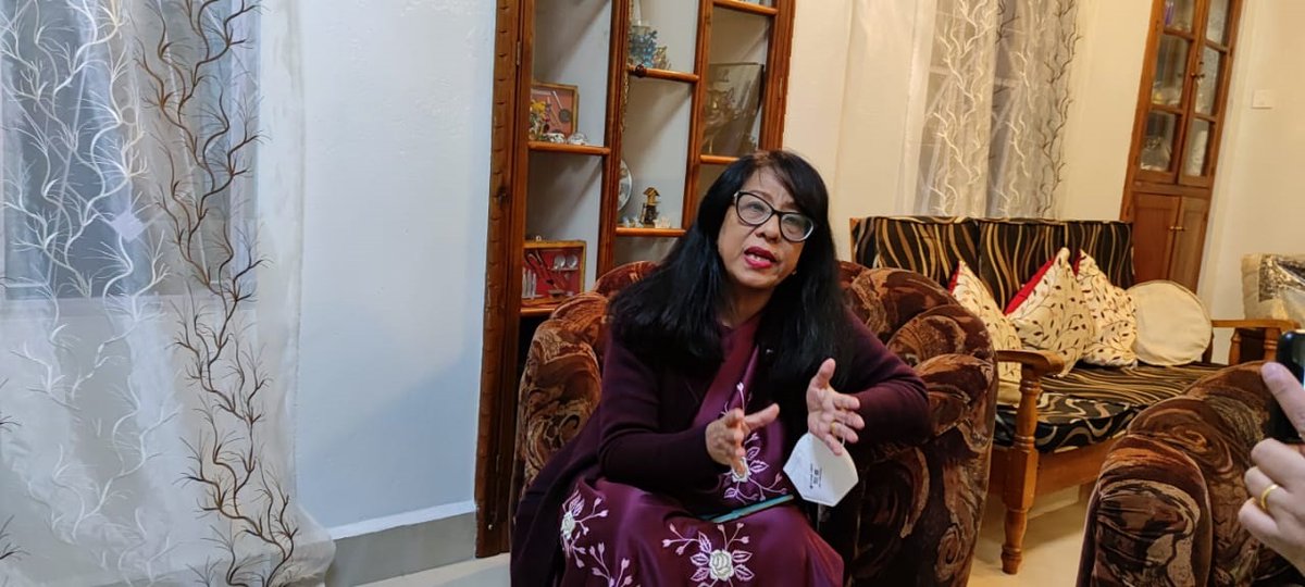MeghaMonitor's tweet photo. Padma Shri awardee Badaplin War, a professor in the Khasi Department at NEHU, has vowed to pursue inclusion of the indigenous language in the Eighth Schedule. #Austroasiatic #badaplinwar #constitution #eighthschedule #khasilanguage #padmashri

https://t.co/mJLzc0RgUT https://t.co/DOvrJ2Rh4c