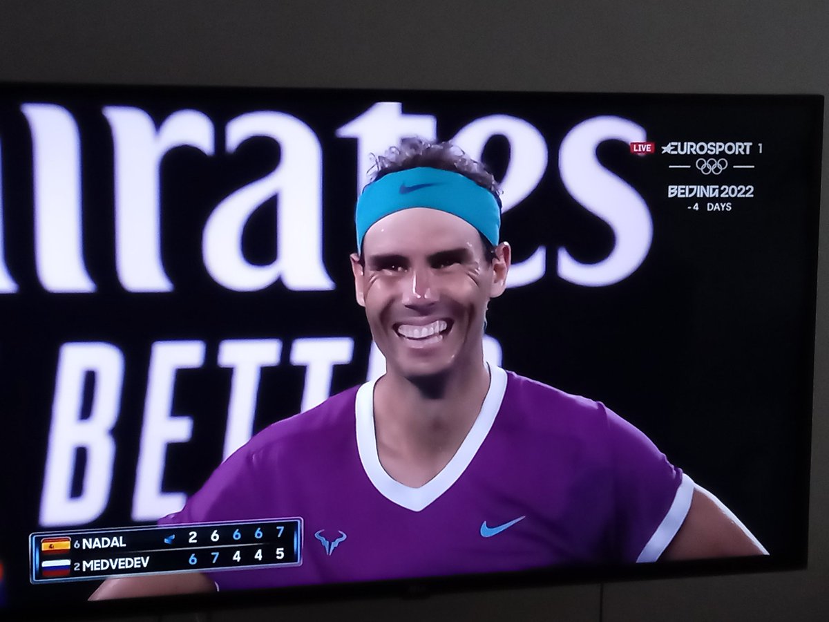 ElvisMontejo's tweet photo. Això d'avui ja et deixa sense paraules. @RafaelNadal 21. Serà dificil tornar a veure un esportista d'aquedta talla https://t.co/t7Pf9PWyXy