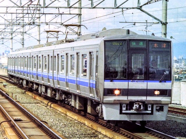 希少】207系旧塗装 4両編成 初期仕様1パンタ JR西日本 福知山線