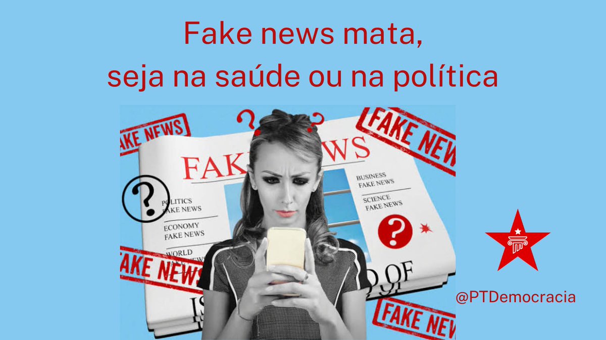 "As convicções são inimigas mais perigosas da verdade do que as mentiras."
(Friedrich Nietzsche)
Cuidado com as Fake News. São extremamente prejudiciais e perigosas. Elas matam, seja na saúde ou na política. 
<a href="/PTDemocracia/">PetistasPelaDemocracia</a>
