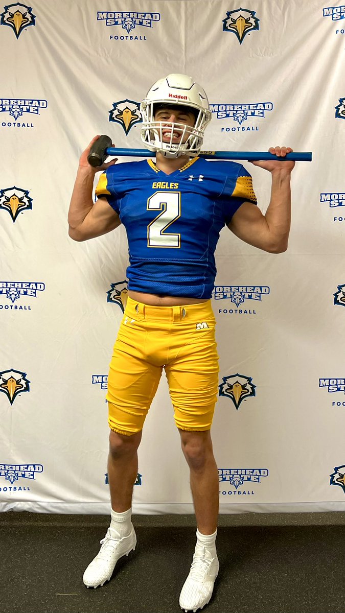 Another great official visit this week to <a href="/MSUEaglesFB/">Morehead State Football</a> S/O to <a href="/CoachStrobel/">Andrew Strobel</a> <a href="/SlookyRozay34/">D.J. White</a> and the entire staff for all the love 💙💛 <a href="/FuryPerformance/">Fury Performance</a> <a href="/RecruitGeorgia/">Recruit Georgia</a> <a href="/CedarwoodTavern/">Cedarwood Tavern 💙</a> @HHH_Tackling <a href="/etowahfootball/">Etowah Eagles Football</a> @Mansell247