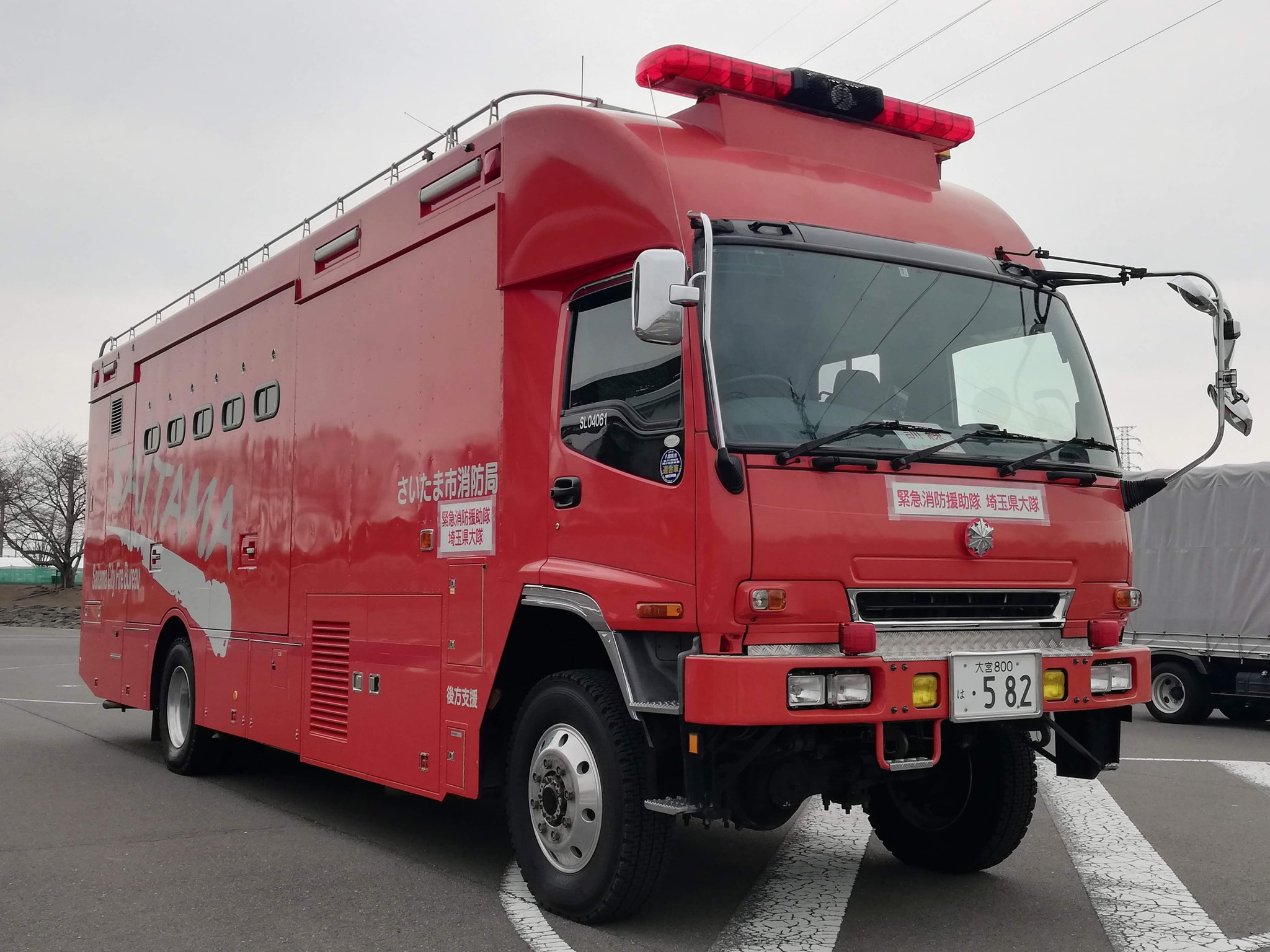 消防車両24時 on X: 