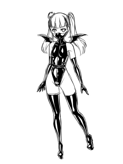 女戦闘員リリムレディ、バックパック無しでも飛べるスーツ着用の女戦闘員、ただし飛行能力は低い 