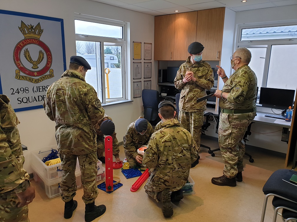 The Sqn was honoured to be invited to judge the Cadet #STEM challenge this morning.  Some excellent efforts and fantastic teamwork from all teams but <a href="/7OverseasATC/">7 Overseas (Jersey) ATC</a> managed to take the trophy. Well done to for all the effort put in from the other teams <a href="/RoyalCadet/">Valerie Cadet</a> @VictoriaColCCF