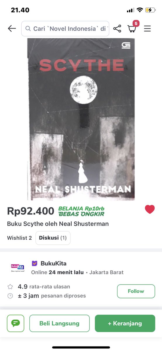 tommowayyyyyy's tweet photo. @literarybase Pengen ini dari jaman kapan tapi belum kesampean🥺 https://t.co/QfGqf7DNe6