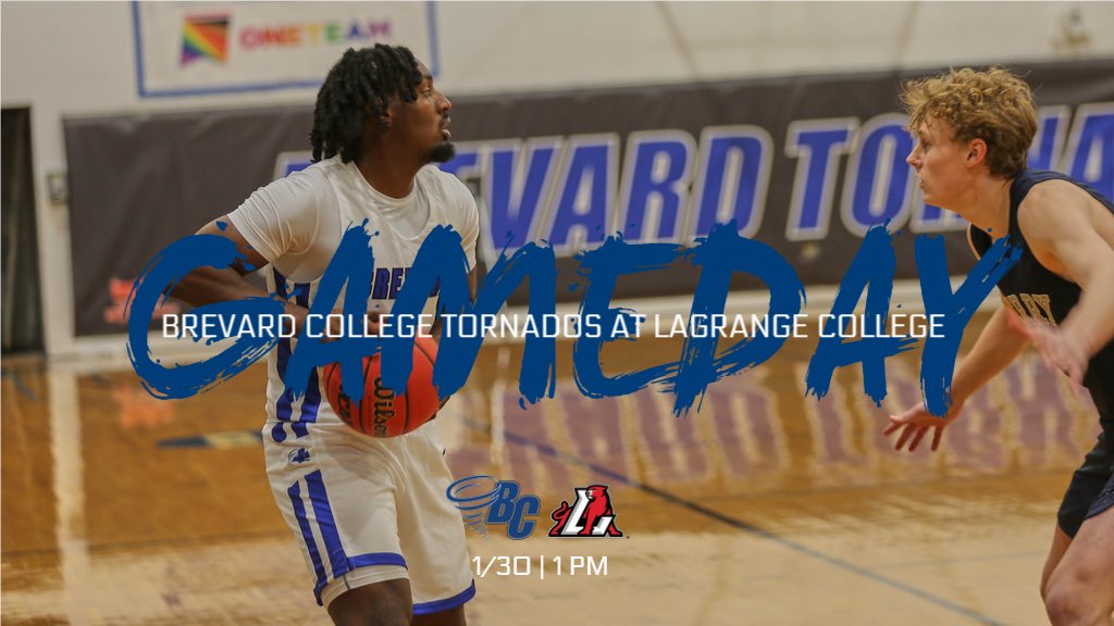 BCTornados's tweet photo. Men’s Basketball: GAMEDAY - @BrevardMbb goes for consecutive conference victories today!

🆚 LaGrange College
📍 LaGrange, GA
⏰ 1 PM
📊 https://t.co/NY57dFkpS4
📺 https://t.co/1nKHf61kgT

#NadoNation #d3hoops https://t.co/Y9eoJcMDrJ