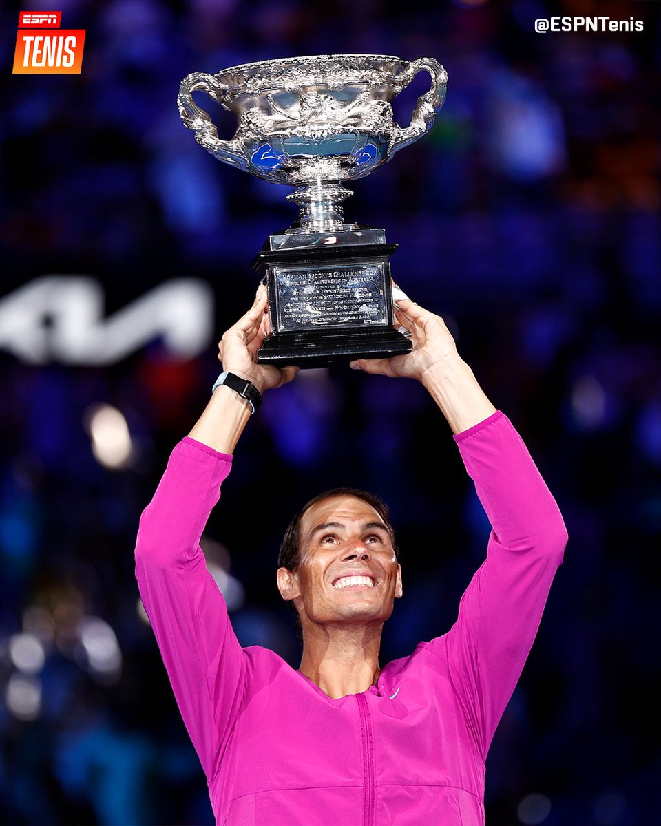 📊 Títulos de Grand Slam:

21 🇪🇸 NADAL
20 🇨🇭 Federer
20 🇷🇸 Djokovic
14 🇺🇸 Sampras
11 🇸🇪 Borg
8 🇺🇸 Connors
8 🇺🇸 Lendl
8 🇺🇸 Agassi

#AusOpen <a href="/RafaelNadal/">Rafa Nadal</a>
