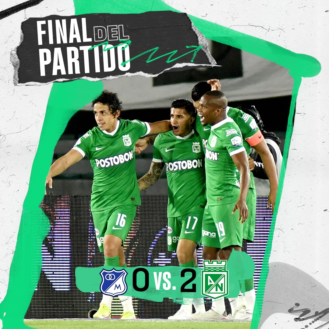 NFPOficial's tweet photo. @nacionaloficial jugando al algo diferente fue eficiente en defensa y eficaz para definir las que generó excelente lectura de Restrepo del partido y se queda con clásico en casa azul #VamosNacional https://t.co/rzYVQVEWqD