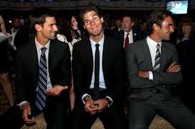 enricomariariva's tweet photo. nadal, djokovic and federer have won

16 of the last 17 australian open
16 of the last 17 roland garros
16 of the last 18 wimbledon 
12 of the last 18 us open https://t.co/yroSIopYc1