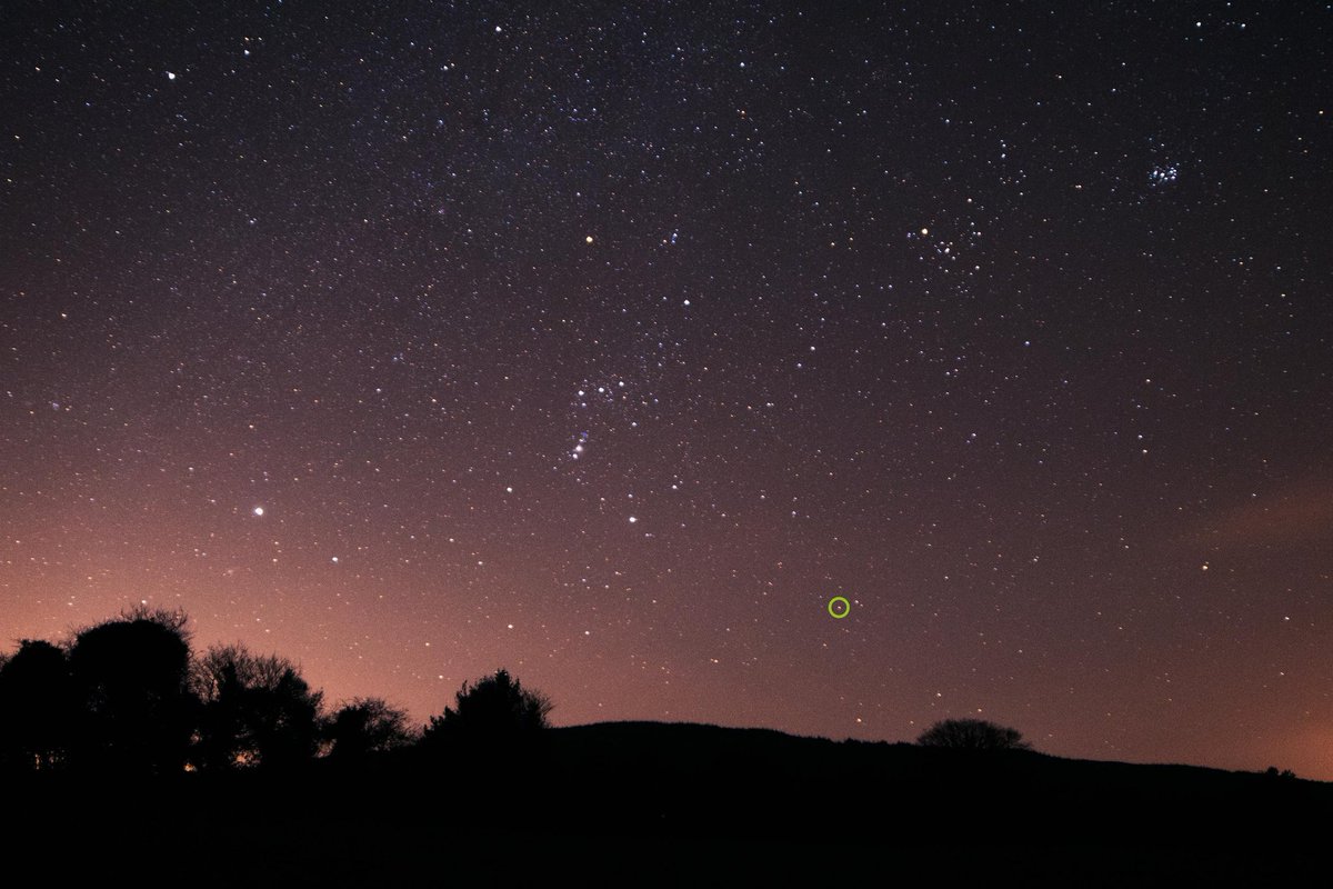 I was out getting some night photos of our house, and after reading Project Hail Mary by <a href="/andyweirauthor/">Andy Weir</a>, just had to point the camera at 40 Eridani because... reasons. Just read the book. #Astrophotography