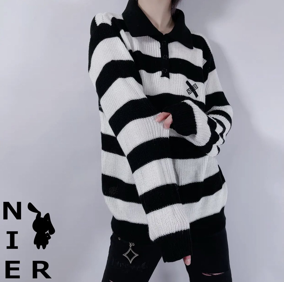 🎁本日〆切プレゼント企画🎁

【襟付きLONG SLEEVE SWEATER】

🎁3名様にプレゼント🎁　

ユニセックスアイテムです🐰

◼応募方法
フォロー(<a href="/NieR_tokyo/">NIER CLOTHING</a>) &amp; RT
◼締切〆  本日24時

※鍵垢の方も対象内です。
是非ご参加ください🙇‍♂️🙇‍♀️