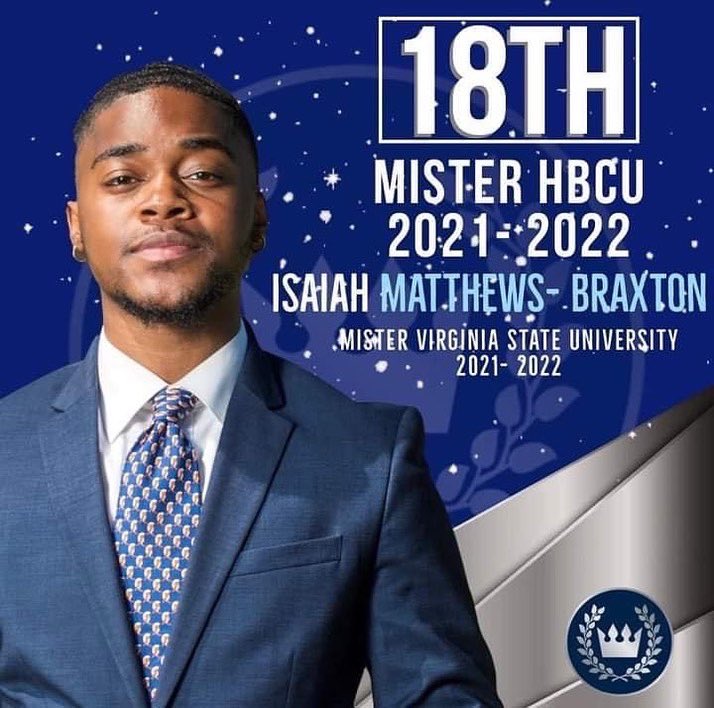 VSU_1882's tweet photo. Congratulations Mr. VSU, Isaiah Matthews on your national title as MISTER HBCU!  #GreaterHappensHere #GreaterAtVSU #HailState https://t.co/L0Ur7ZLaGh