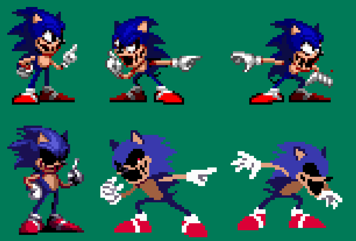 FNF - Vs Sonic.Exe: Rounds Of Madness (52% V1) on X: Old X sprites Got scrapped cuz mid sprite lol Anyone can use but pls give credits (Sprites by MarcosWuz) . /