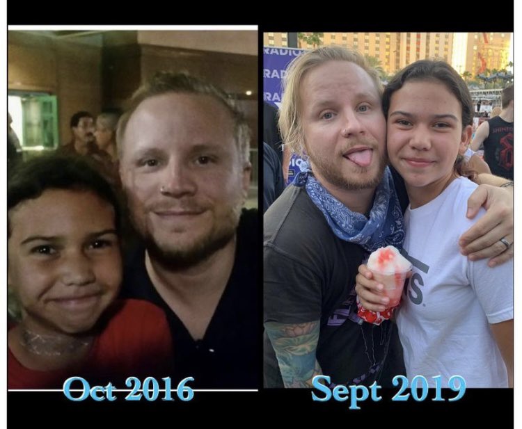 SarahsSweets4u's tweet photo. Thank You @ZMyersOfficial of @Shinedown for taking time for a pic tonight. See Zach, here’s my daughter too that missed u last night at the Wiltern for a new pic. Yup she’s hatin on me now lol🤣 https://t.co/hqUbURrdLX