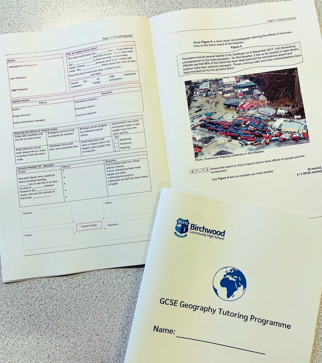 I’ve had lots of questions about my tutoring booklets;

1. A retrieval practice page - students complete as much as they can, then I work with them on any gaps/misconceptions

2. Exam practice - applying the knowledge by planning/writing an answer or looking at modelled answers