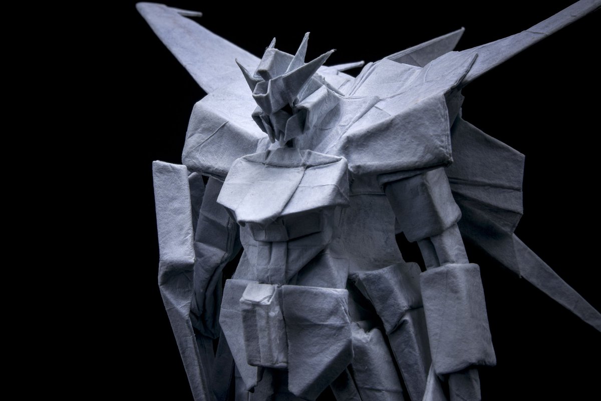 Aile Strike Gundam #折り紙 #Origami 100cm x 100cm Washi Base