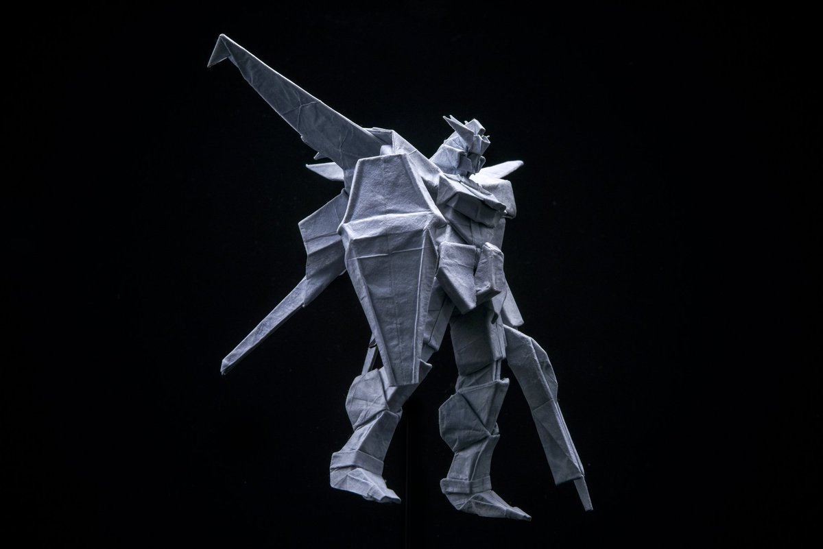 Aile Strike Gundam #折り紙 #Origami 100cm x 100cm Washi Base