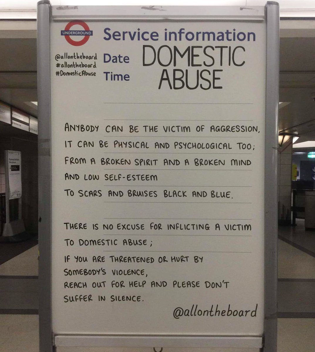 Reach out for help and don’t suffer in silence.