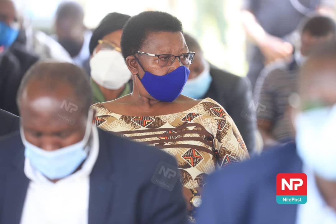 Fireliglntfi's tweet photo. PHOTOS: PS/ST @mofpedU, @rggoobi and Miria Matembe in attendance at the burial ceremony of the late Prof. Emmanuel Mutebile.

📷: @francis_isano 

#NBSUpdates https://t.co/2wFYgmXUBc