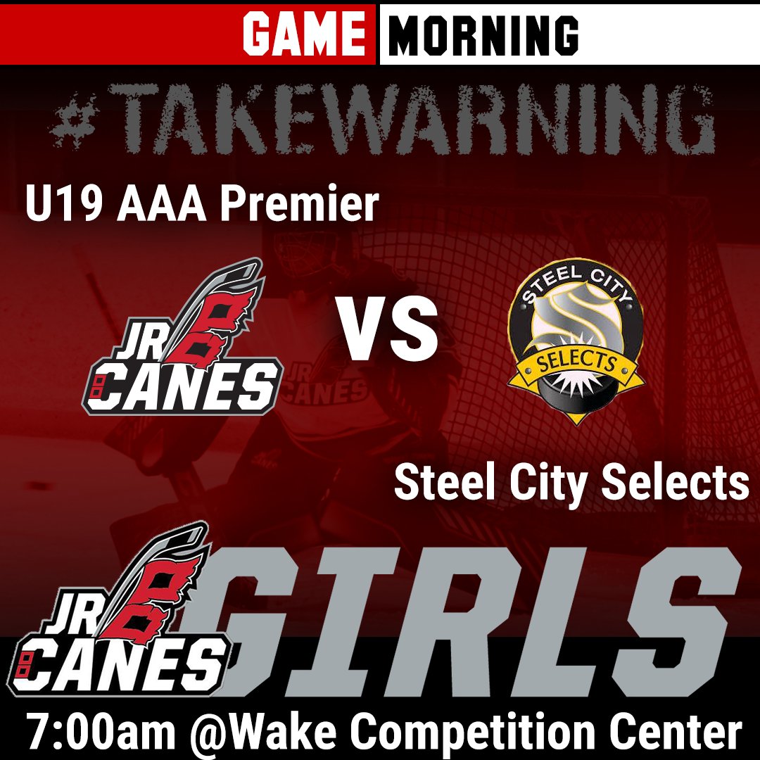 jrcanesgirls's tweet photo. It's #Gameday Ladies or #gamemorning as the first ever WCC sleep over has been completed(jk) for this o-Dark 30 final matchup of the weekend. #Mites #lastoutfirstin #Redhelmets #Redgloves ALL #HERicanes #carrytheflag because #SHEcarriestheflag https://t.co/OkrWHvIhcG