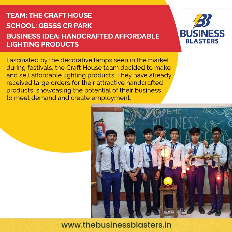 BB_official2021's tweet photo. Seeing the business potential for affordable lamps and light products, handcrafted by labourers and individuals in need of employment, #TheCraftHouse team found their #BusinessBlasters idea. They have already confirmed several large orders so far as their business takes off! https://t.co/qtEECG4F5m