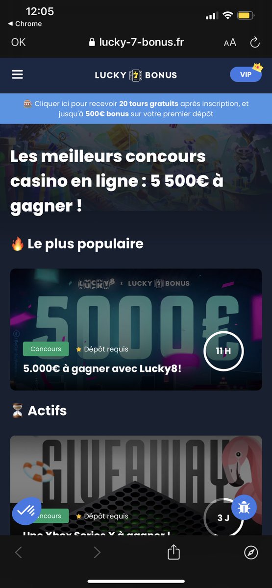 SarahVdk2's tweet photo. @Lucky7Bonus fait🤞🏻 https://t.co/lVvMJXFmNk