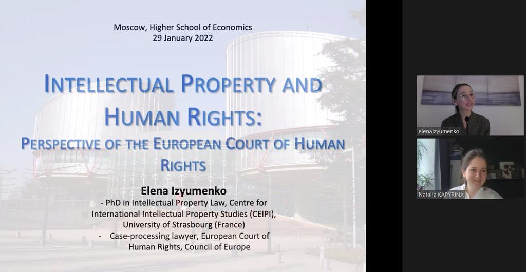 I was happy to discuss #HumanRights and #IntellectualProperty at <a href="/SU_HSE/">НИУ ВШЭ</a> with IP/IT students. It is crucial that IP is viewed as part of a broader system, including that governed by #ECHR. Once again, thank you <a href="/NKapyr/">Natalia Kapyrina</a> for making this discussion possible!