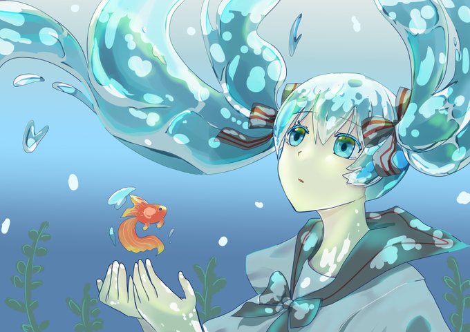 水の表現のtwitterイラスト検索結果
