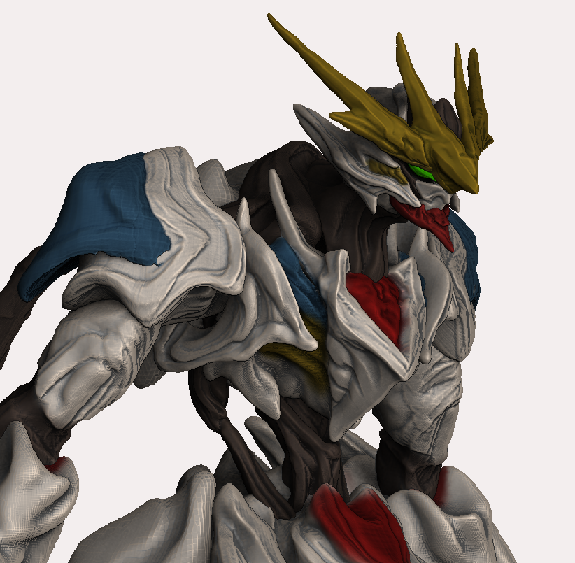 RT @Yoshi6054: 久しぶりにバルバトスルプスレクスの造形進めた 鉄血で