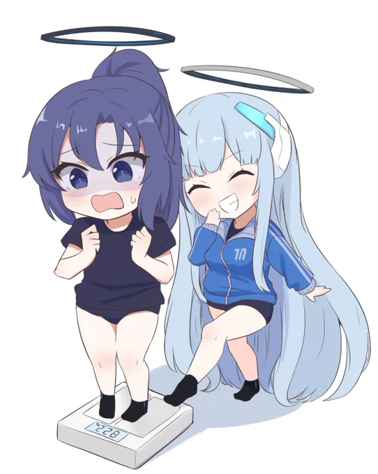 もう一度体重を計測するブルマユウカ

#ブルアカ 