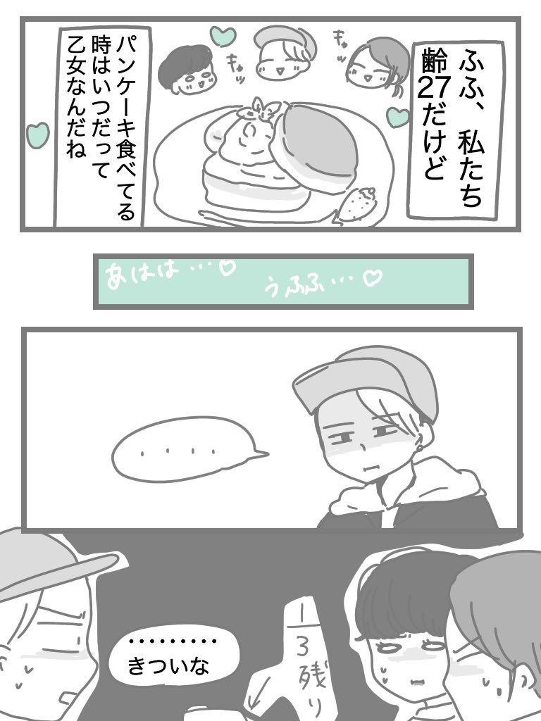 パンケーキを可愛く食べられる残り時間(2/3) 