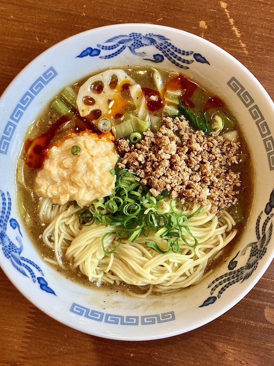 kamujinn's tweet photo. 2019年1月まで宮交��ティ内で20年｢満正苑3｣として営業してた本格中華の名店で、同年10月に独立移転。
更にブラッシュアップした期間限定、酸辣湯麺の旨味とろみに悶絶♡
 #宮崎ラーメン
#たんたんめんのたしろ
#酸辣湯麺
#期間数量限定メニュー
#2022年19杯目
#カムジンラーメンアドベンチャー宮崎 https://t.co/oMiKKEKxci